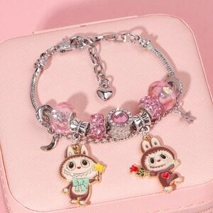 Limited Edition Labubu "Sweetheart Symphony" Pandora-Style Bracelet